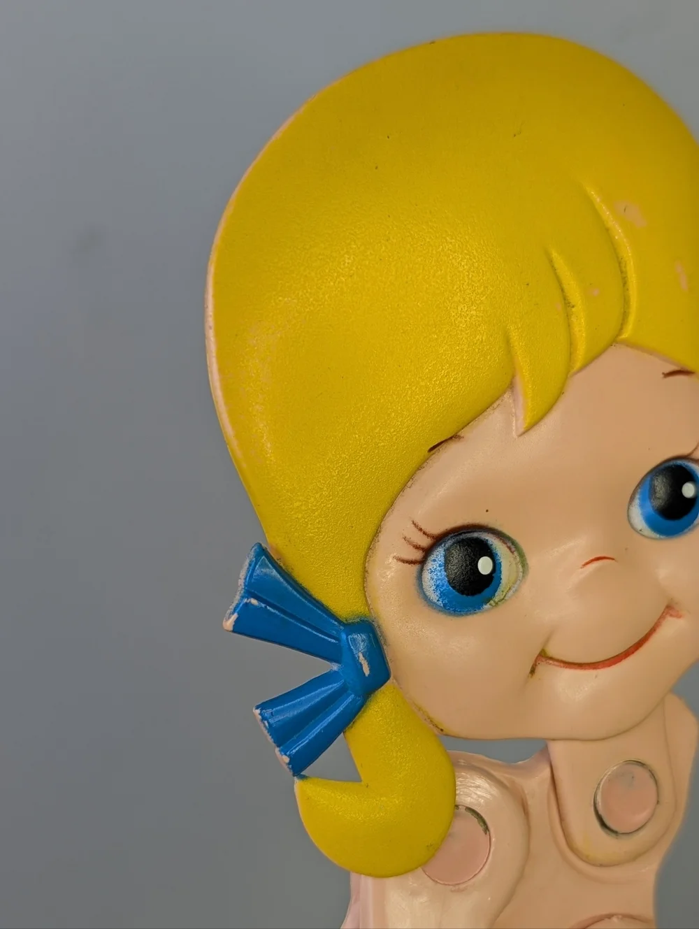 Vintage 70s Skinny Jinny Blonde Flat Posable Jointed Doll, Durham Industries - Picture 8 of 9